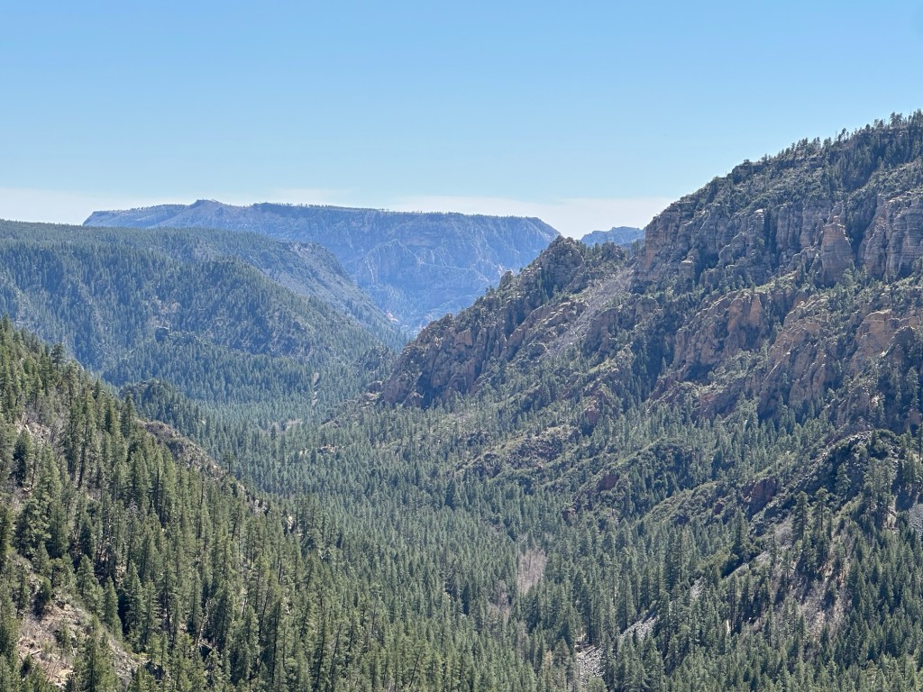 View from 89A north of Sedona, Arizona. Picture by Happy Vegan Campers.