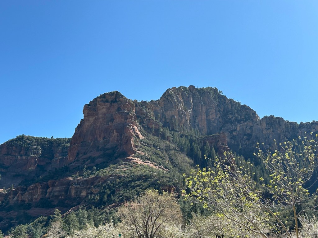 View from 89A north of Sedona, Arizona. Picture by Happy Vegan Campers.