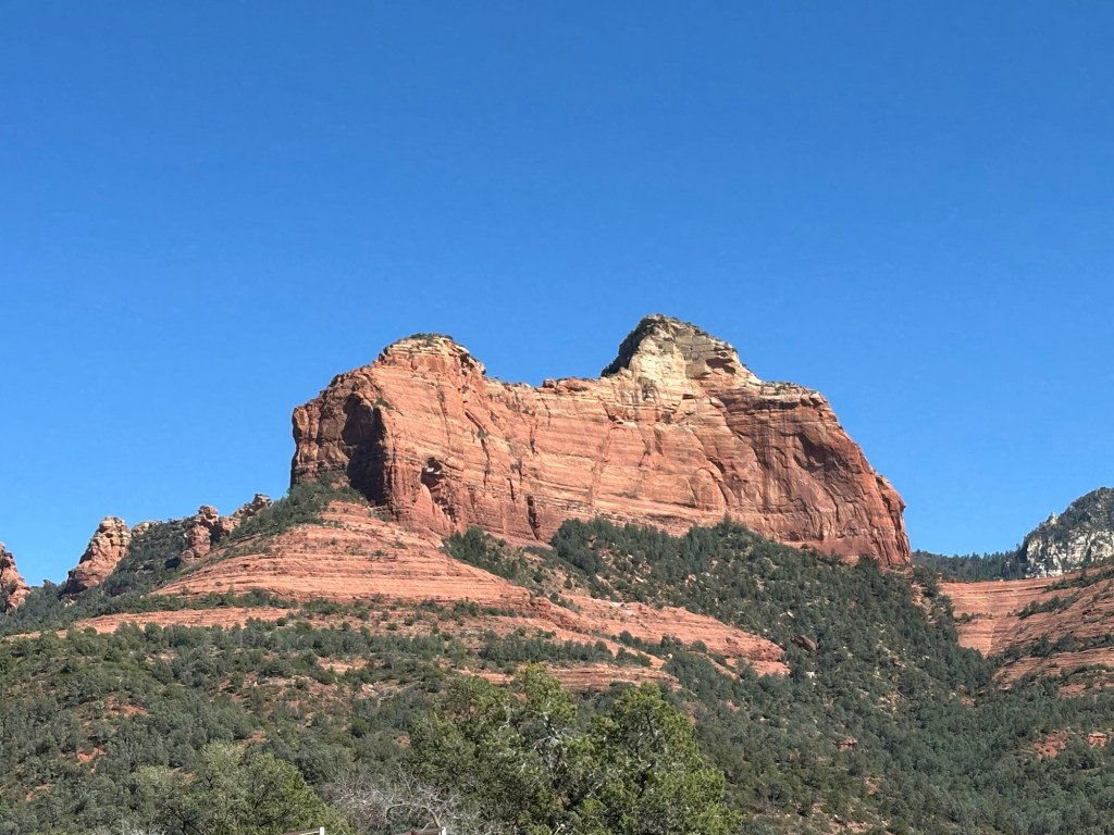 View from 89A north of Sedona, Arizona. Picture by Happy Vegan Campers.
