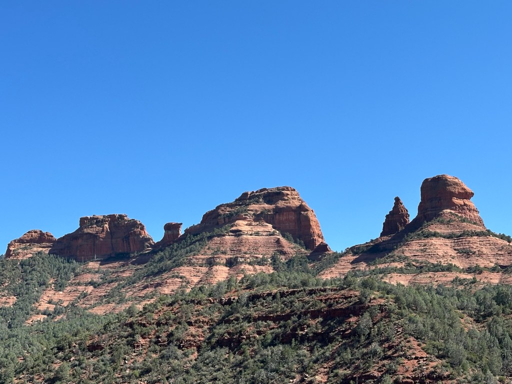 View from 89A north of Sedona, Arizona. Picture by Happy Vegan Campers.