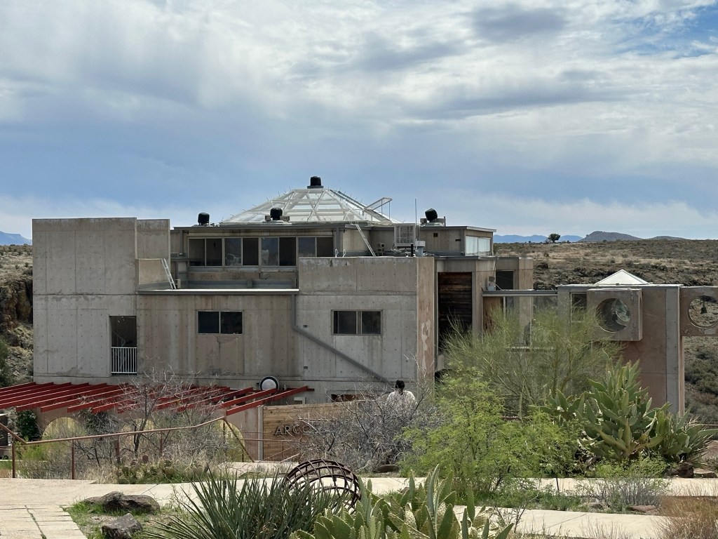 Arcosanti in Arizona. Picture by Happy Vegan Campers.