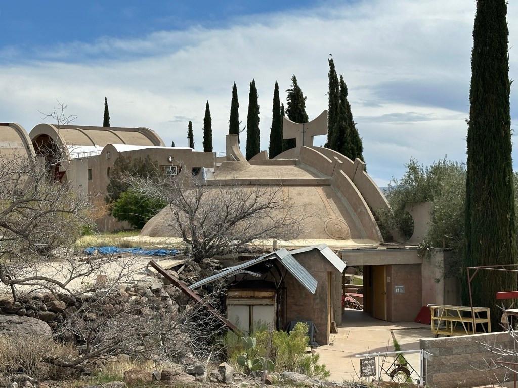 Arcosanti in Arizona. Picture by Happy Vegan Campers.