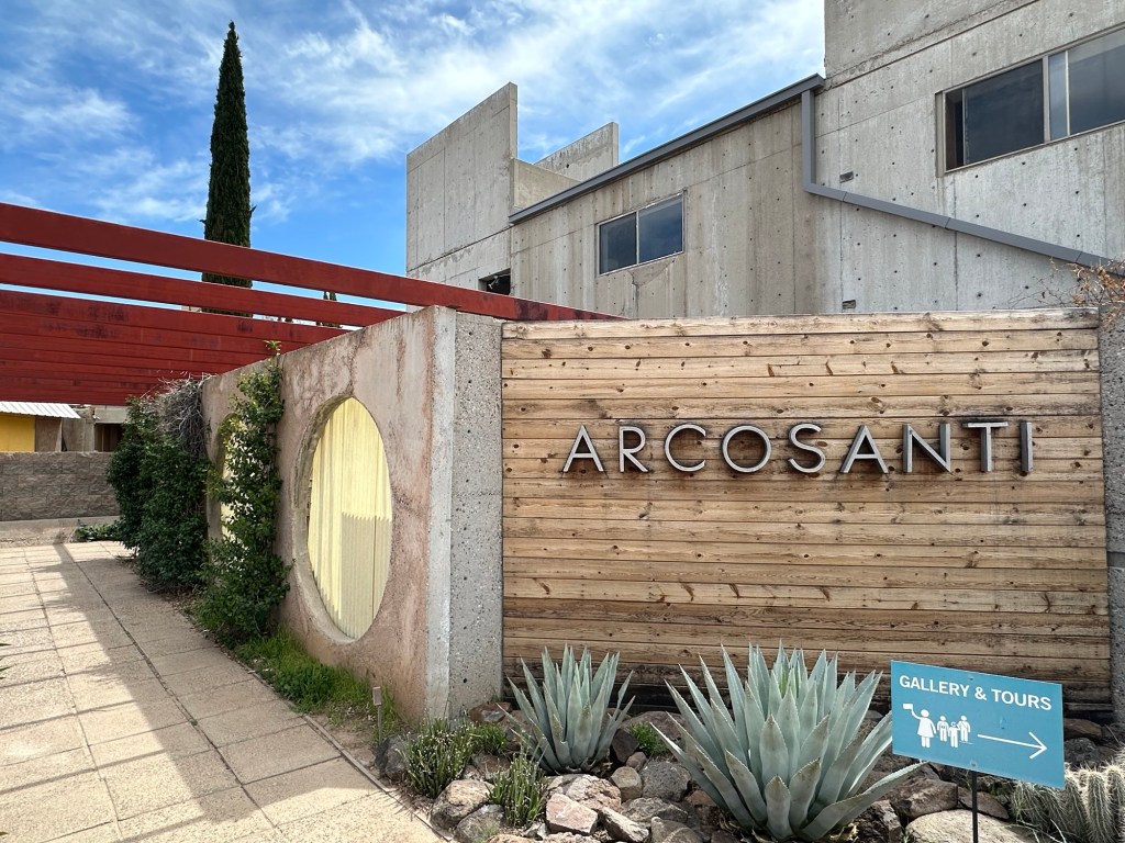 Arcosanti in Arizona. Picture by Happy Vegan Campers.