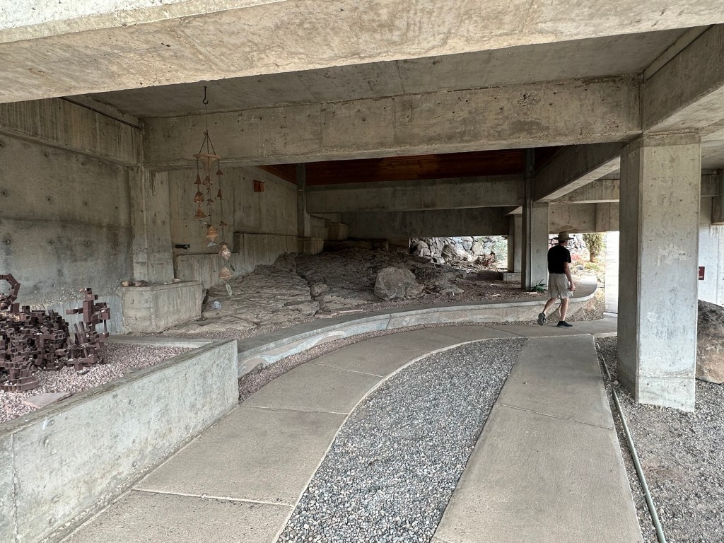 Arcosanti in Arizona. Picture by Happy Vegan Campers.