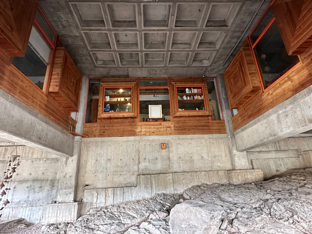 Living quarters at Arcosanti in Arizona. Picture by Happy Vegan Campers.