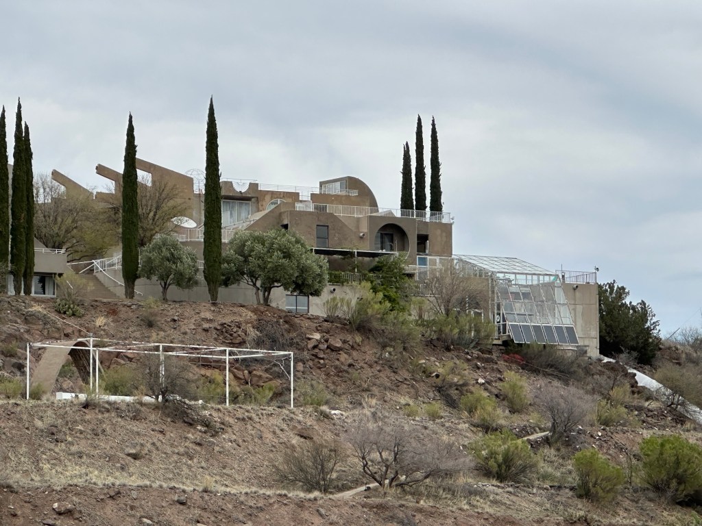 Arcosanti in Arizona. Picture by Happy Vegan Campers.