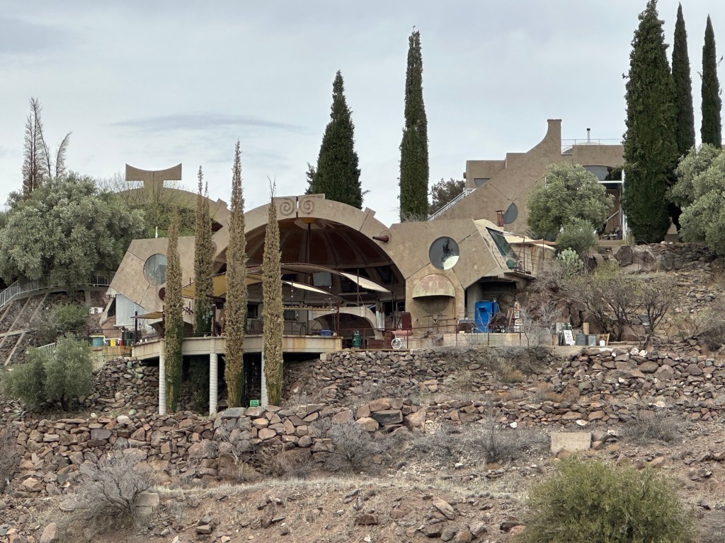 Arcosanti in Arizona. Picture by Happy Vegan Campers.