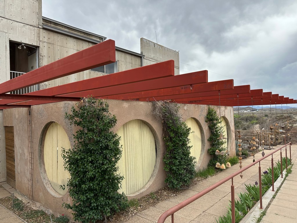 Arcosanti in Arizona. Picture by Happy Vegan Campers.