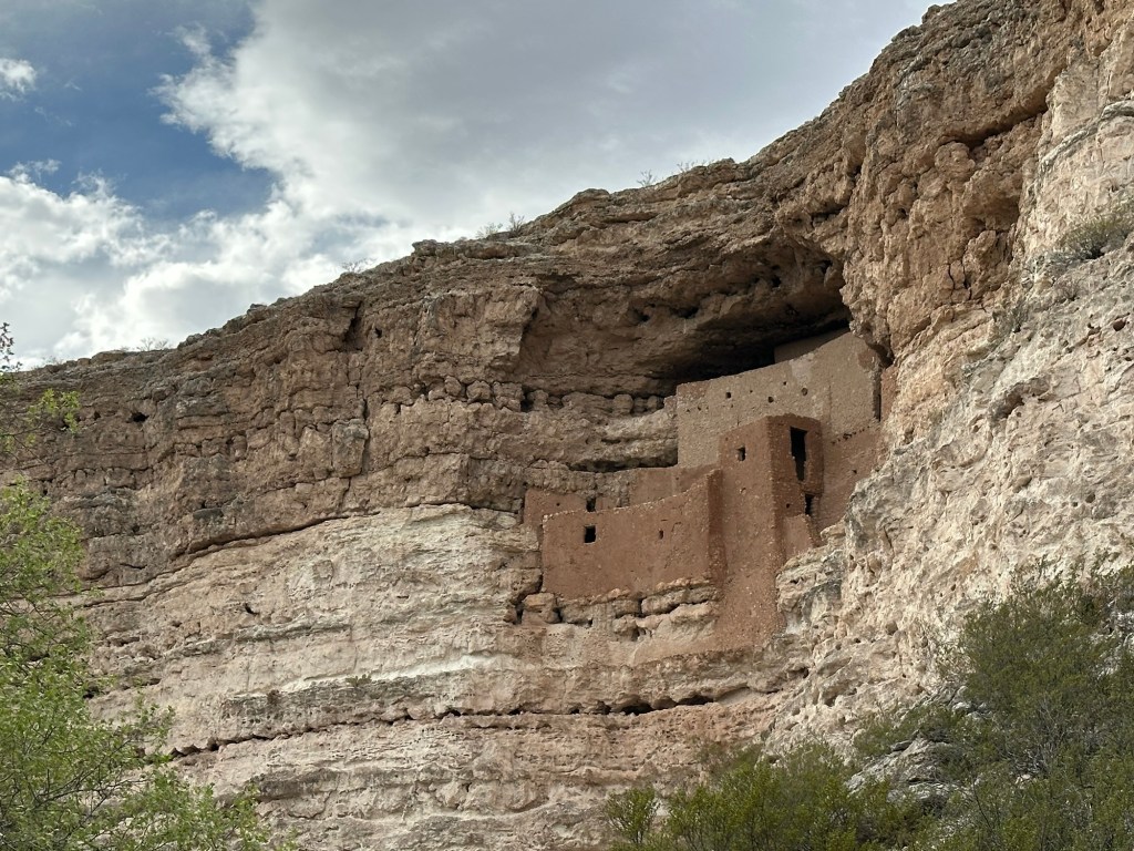 Montezuma Castle in Camp Verde, Arizona. Picture by Happy Vegan Campers.