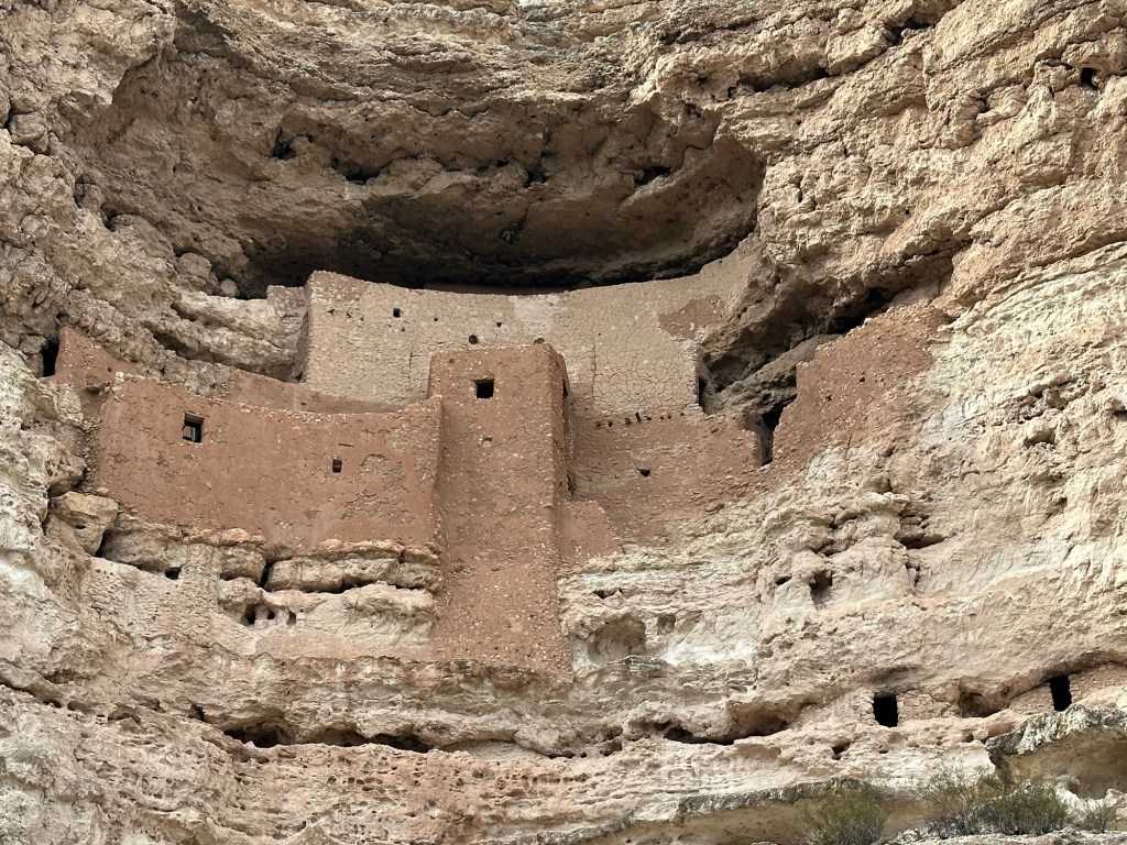 Montezuma Castle in Camp Verde, Arizona. Picture by Happy Vegan Campers.