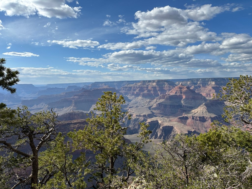 Grand Canyon South Rim in Grand Canyon Village, Arizona. Picture by Happy Vegan Campers.
