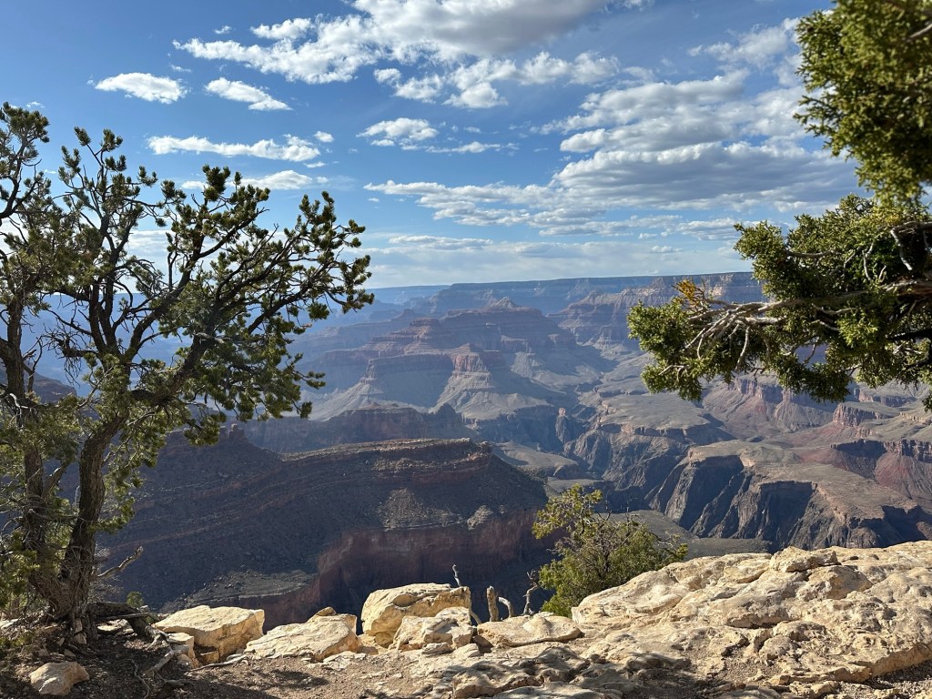 Grand Canyon South Rim in Grand Canyon Village, Arizona. Picture by Happy Vegan Campers.