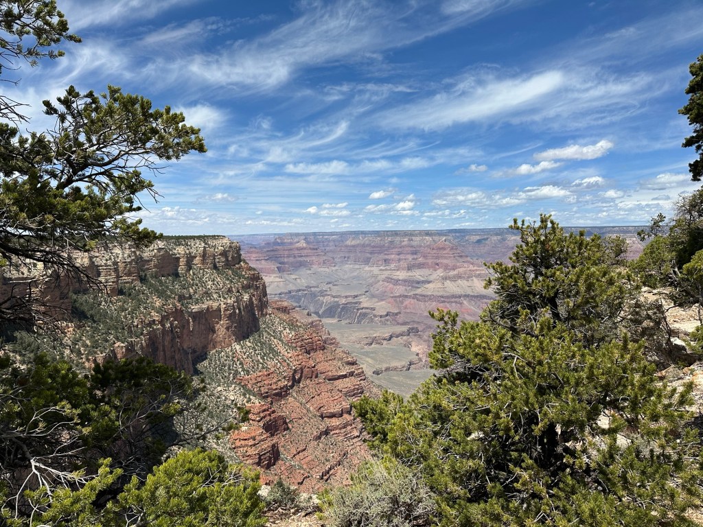 Grand Canyon South Rim in Grand Canyon Village, Arizona. Picture by Happy Vegan Campers.