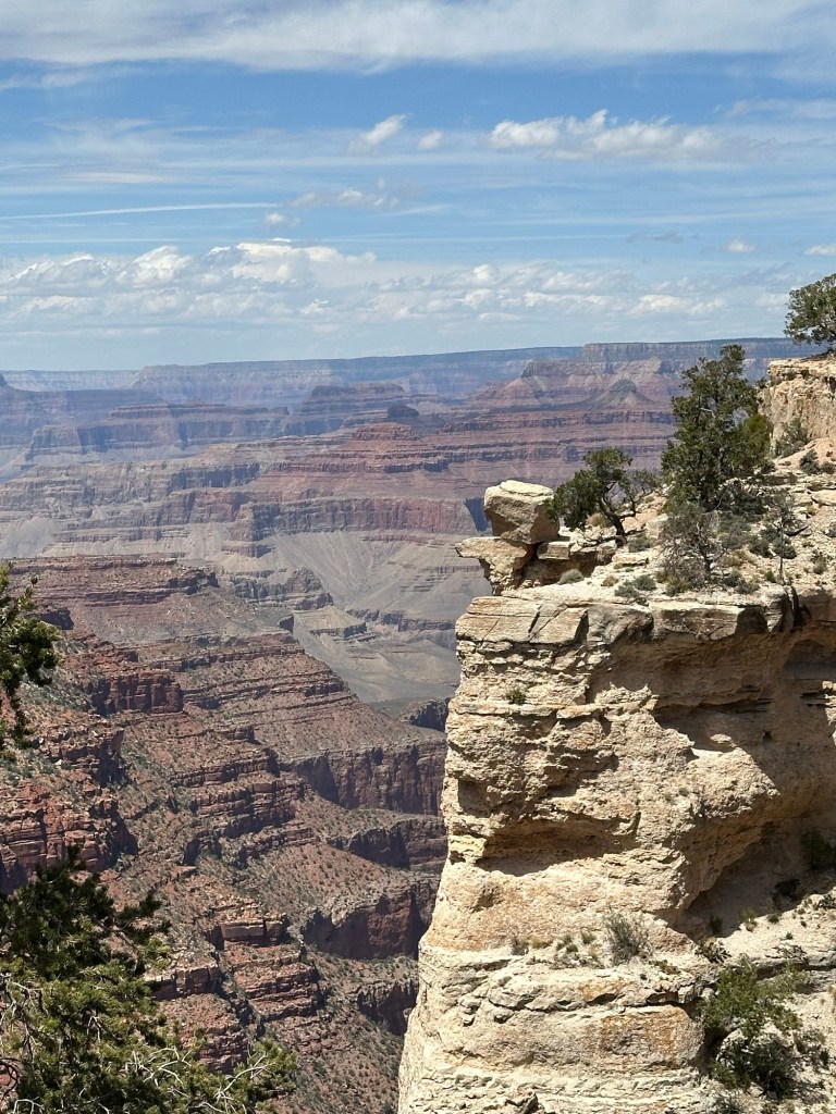 Grand Canyon South Rim in Grand Canyon Village, Arizona. Picture by Happy Vegan Campers.