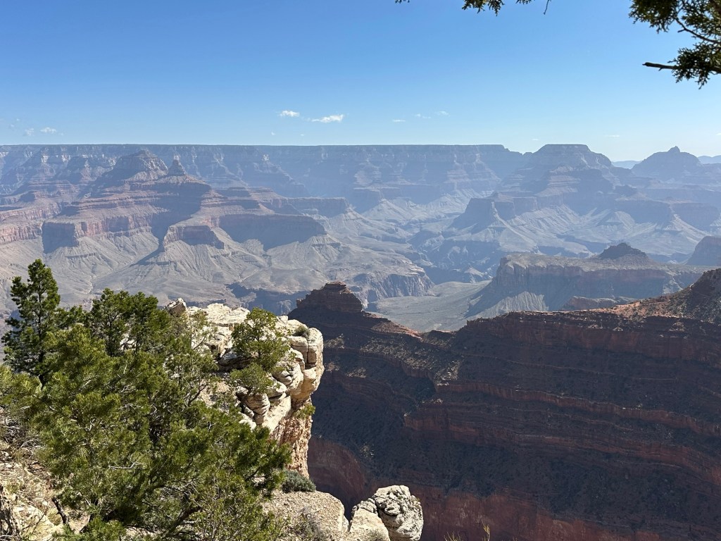 Grand Canyon South Rim in Grand Canyon Village, Arizona. Picture by Happy Vegan Campers.