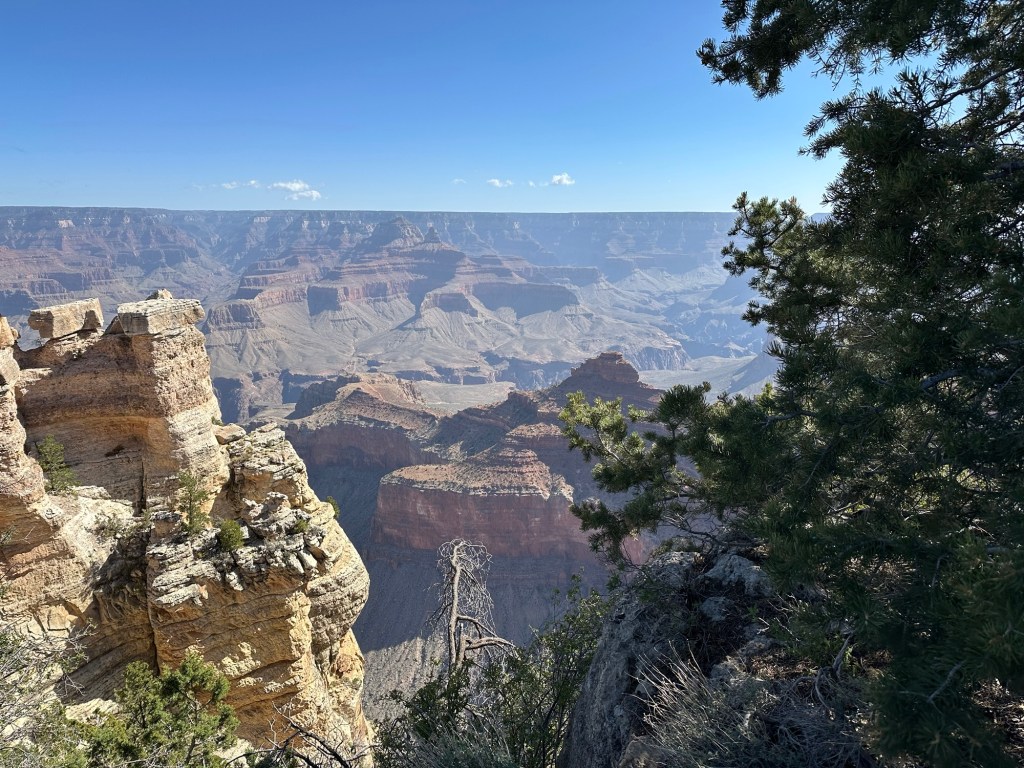 Grand Canyon South Rim in Grand Canyon Village, Arizona. Picture by Happy Vegan Campers.