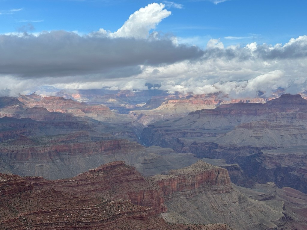 Grand Canyon South Rim at Grand Canyon Village, Arizona. Picture by Happy Vegan Campers.