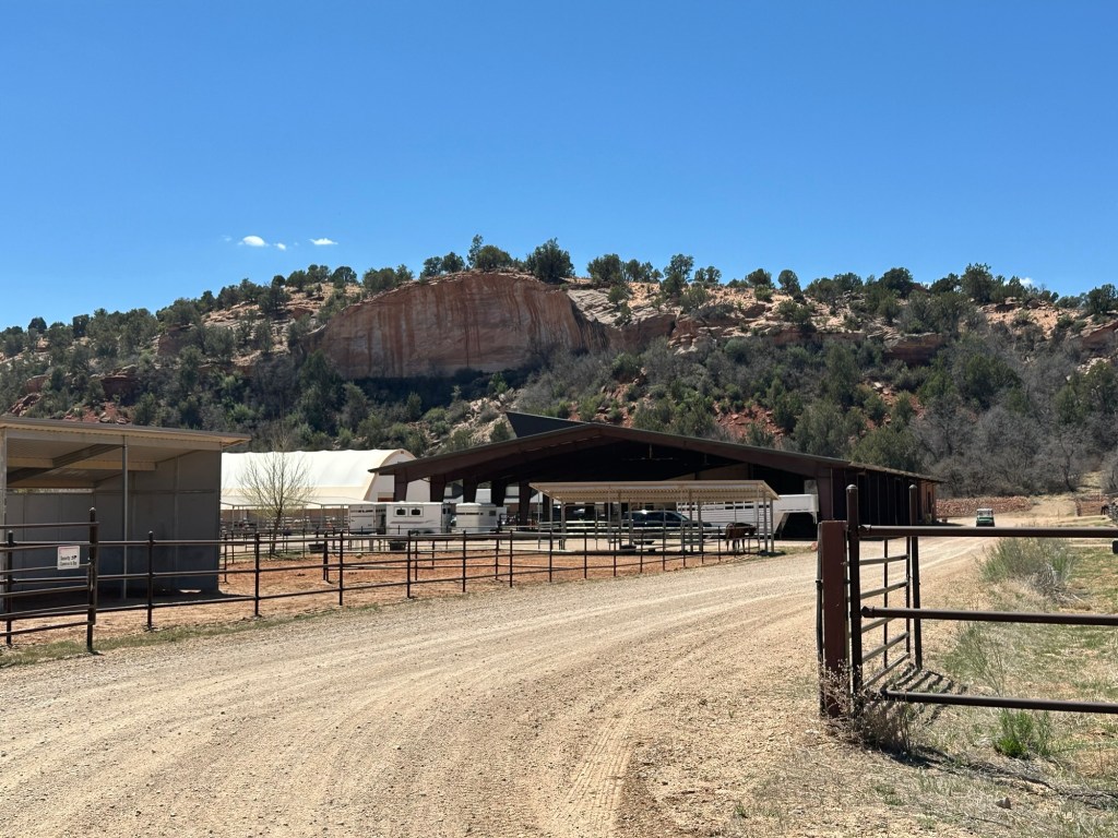 Horse complex at Best Friends Animal Sanctuary in Kanab, Utah. Picture by Happy Vegan Campers.