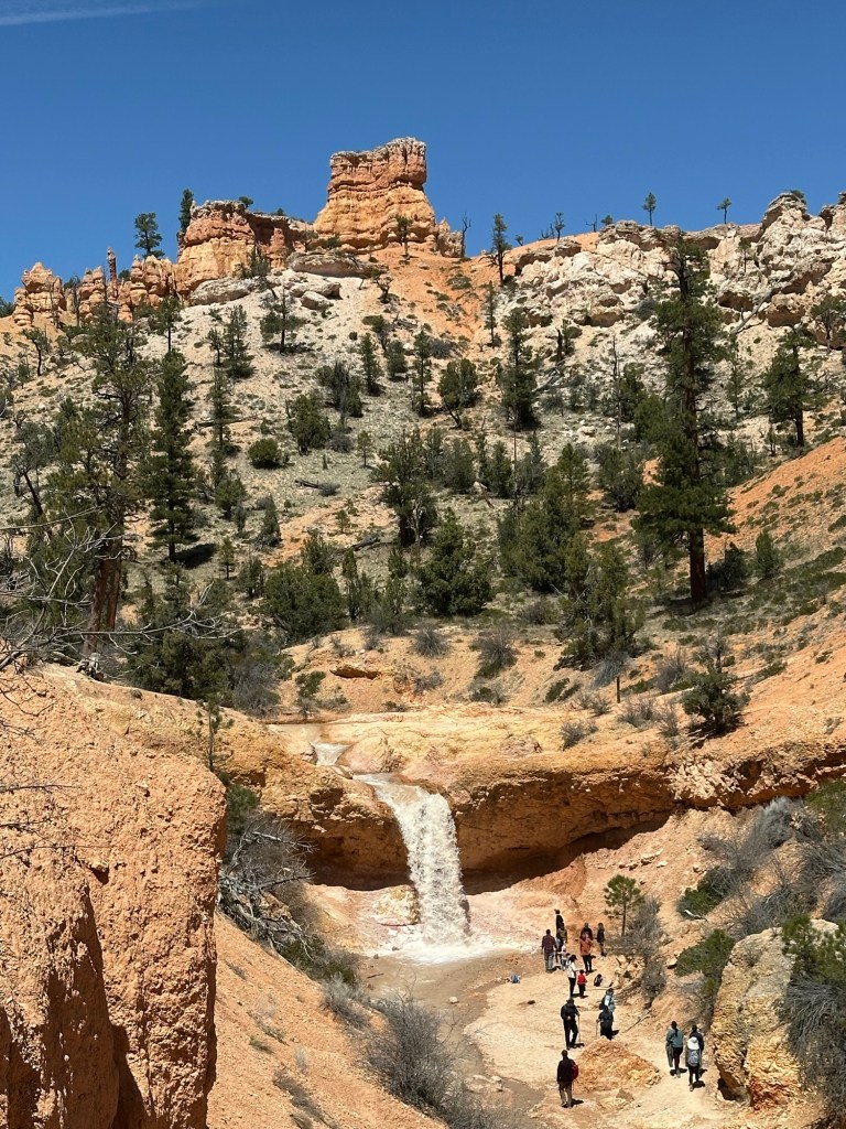 View from Mossy Cave Trail in Tropic, Utah. Picture by Happy Vegan Campers.