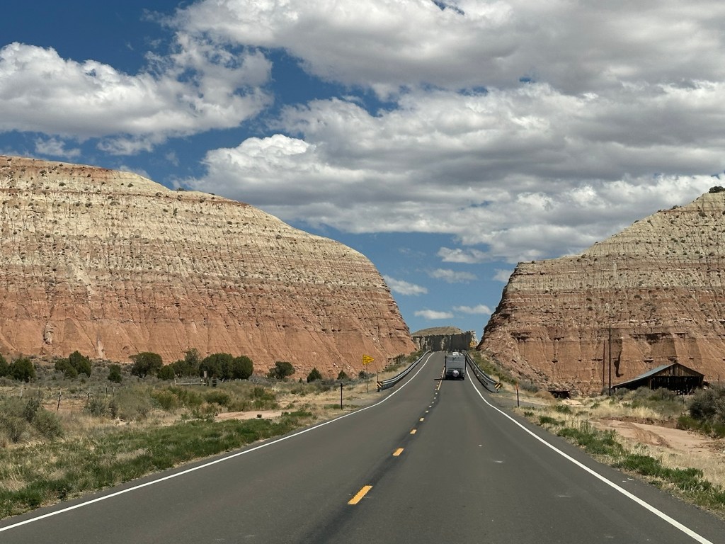 Scenic Byway 12 in Utah. Picture by Happy Vegan Campers.