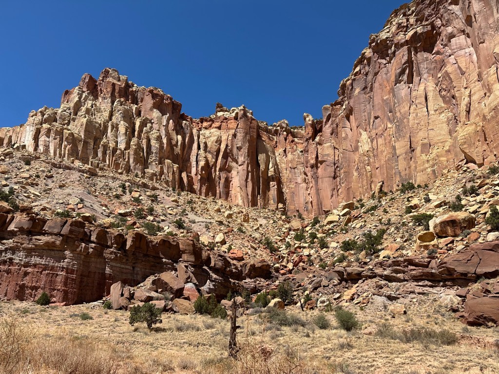 Capital Reef National Park in Torrey, Utah. Picture by Happy Vegan Campers.