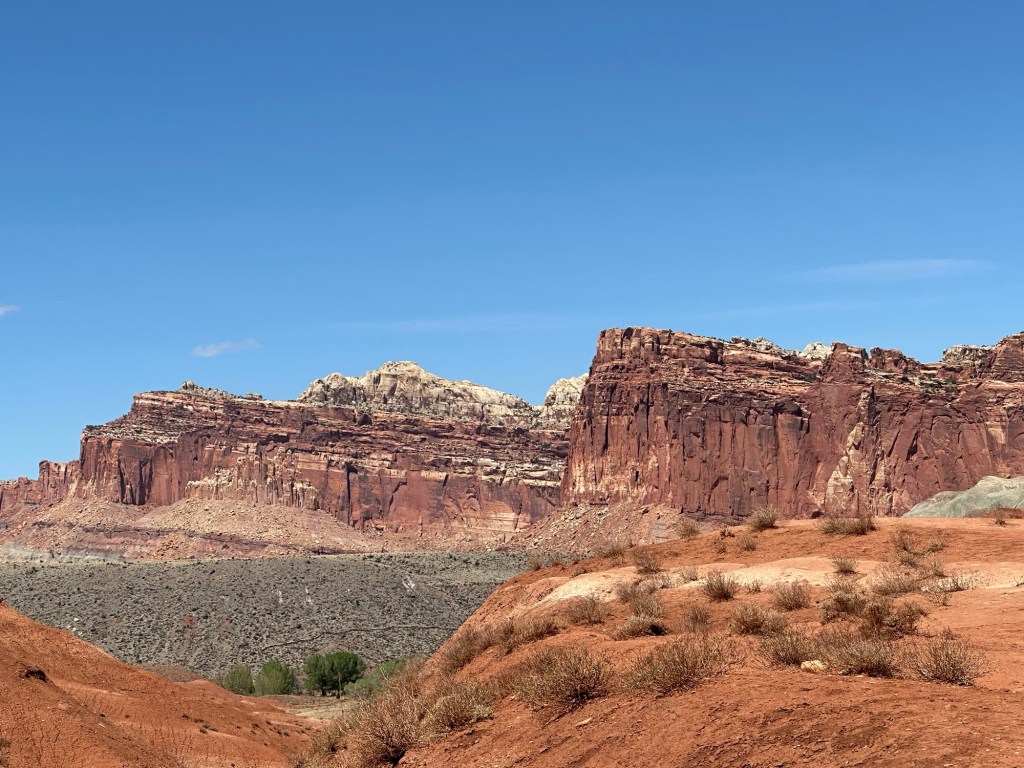 Capital Reef National Park in Torrey, Utah. Picture by Happy Vegan Campers.