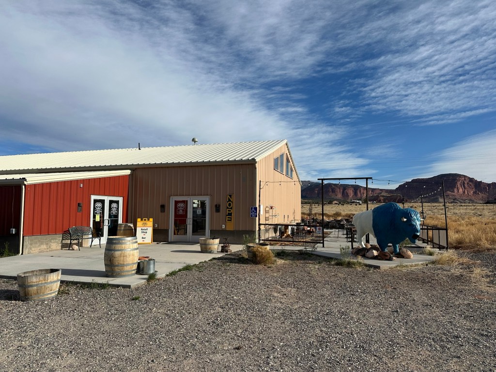 Etta Place Cidery and Taproom in Torrey, Utah. Picture by Happy Vegan Campers.