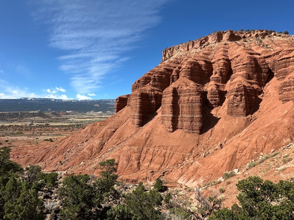 View from BLM boondocking site in Torrey, Utah. Picture by Happy Vegan Campers.