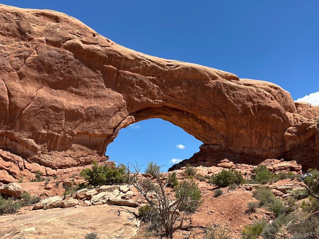 Arches National Park in Moab, Utah. Picture by Happy Vegan Campers.