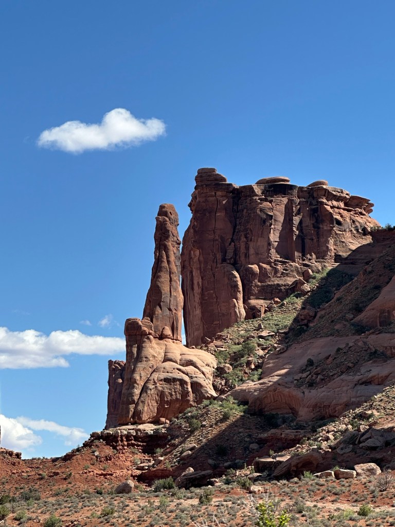 Arches National Park in Moab, Utah. Picture by Happy Vegan Campers.