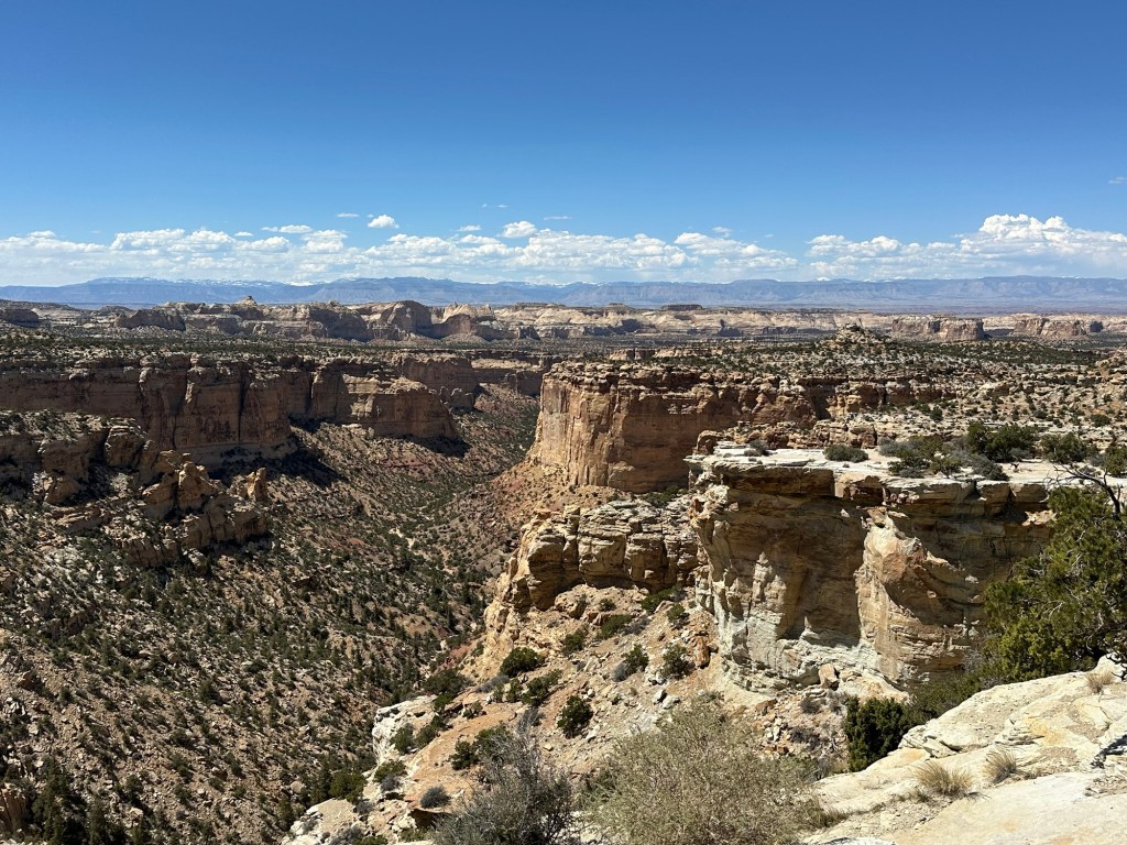 View during drive in Utah. Picture by Happy Vegan Campers.