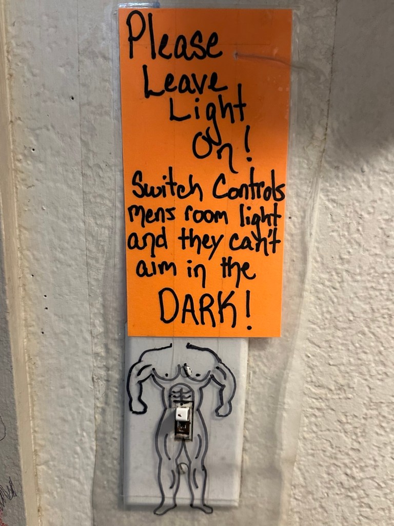 Sign at Pioneer Saloon in Goodsprings, Nevada. Picture by Happy Vegan Campers.