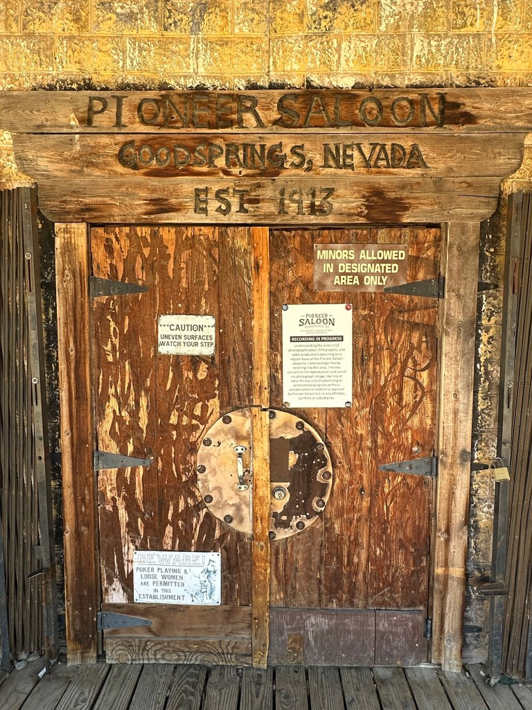 Pioneer Saloon in Goodsprings, Nevada. Picture by Happy Vegan Campers.
