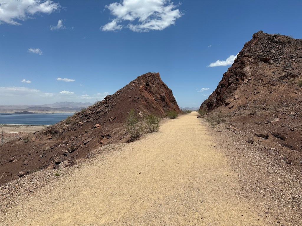 Historic Railroad Trail at Lake Mead National Recreation Area in Boulder City, Nevada. Picture by Happy Vegan Campers.