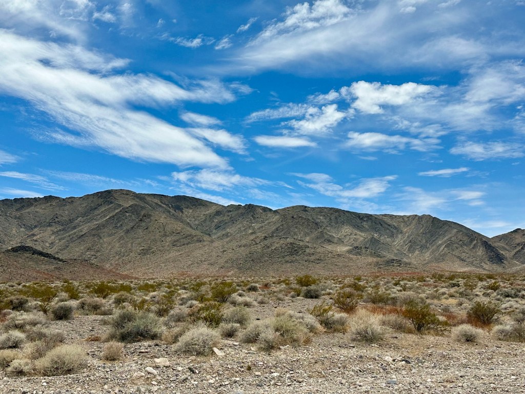 View near Death Valley, California. Picture by Happy Vegan Campers.