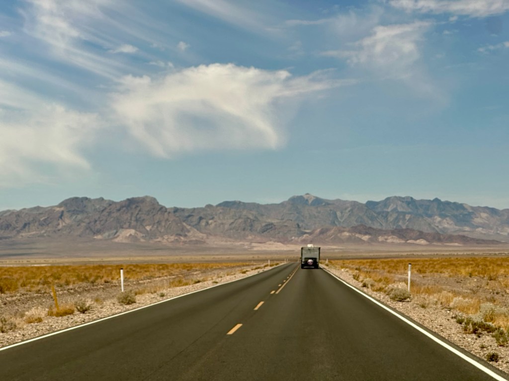 View near Death Valley, California. Picture by Happy Vegan Campers.
