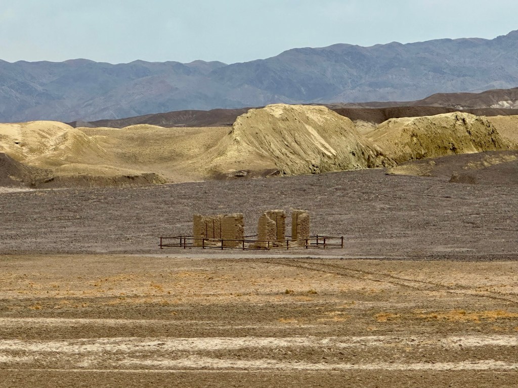 Harmony Borax Works in Death Valley National Park, California. Picture by Happy Vegan Campers.