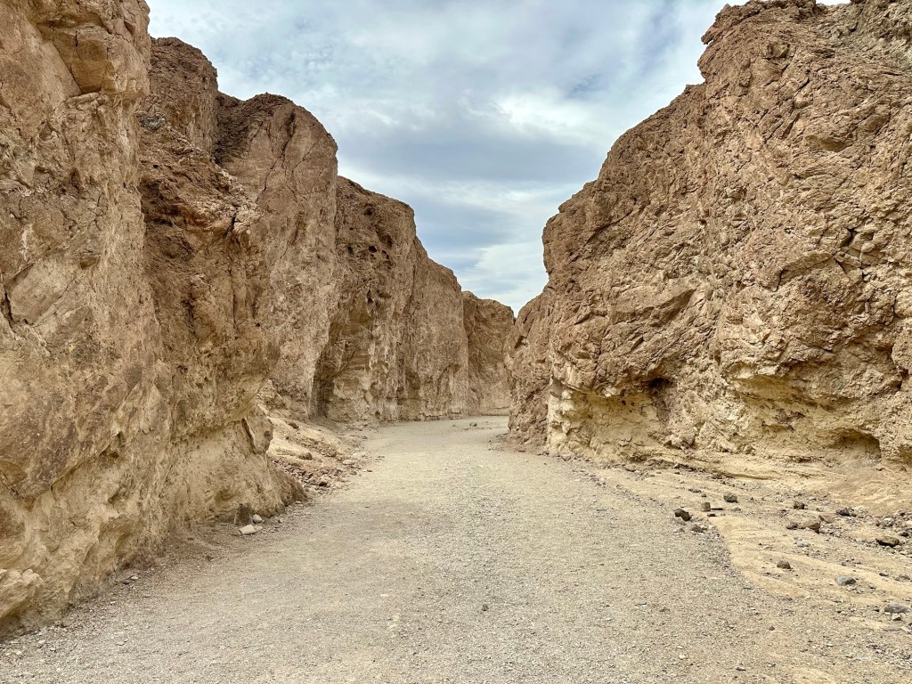 Golden Canyon Trail in Death Valley National Park, California. Picture by Happy Vegan Campers.