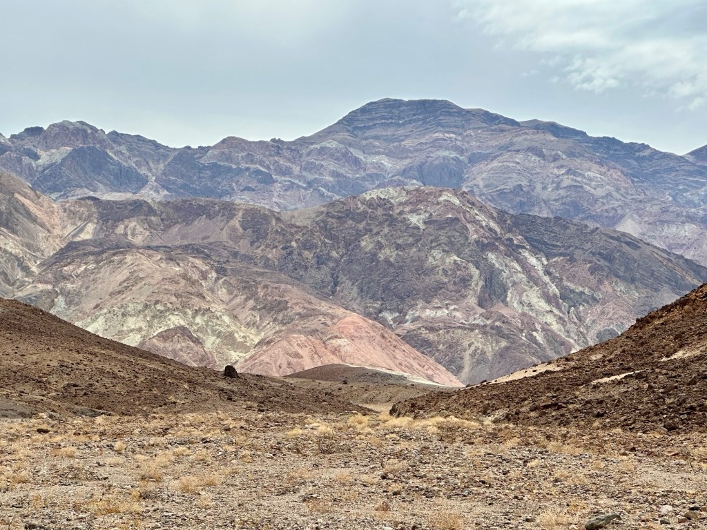 Artist's Palette at Death Valley National Park. Picture by Happy Vegan Campers.