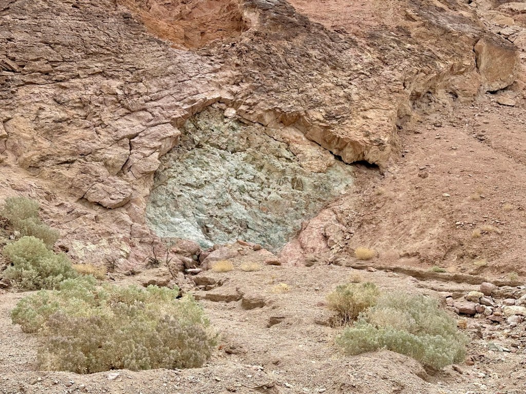 Artist's Palette at Death Valley National Park. Picture by Happy Vegan Campers.