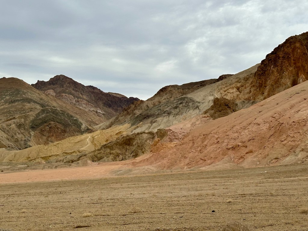 Artist's Palette at Death Valley National Park. Picture by Happy Vegan Campers.