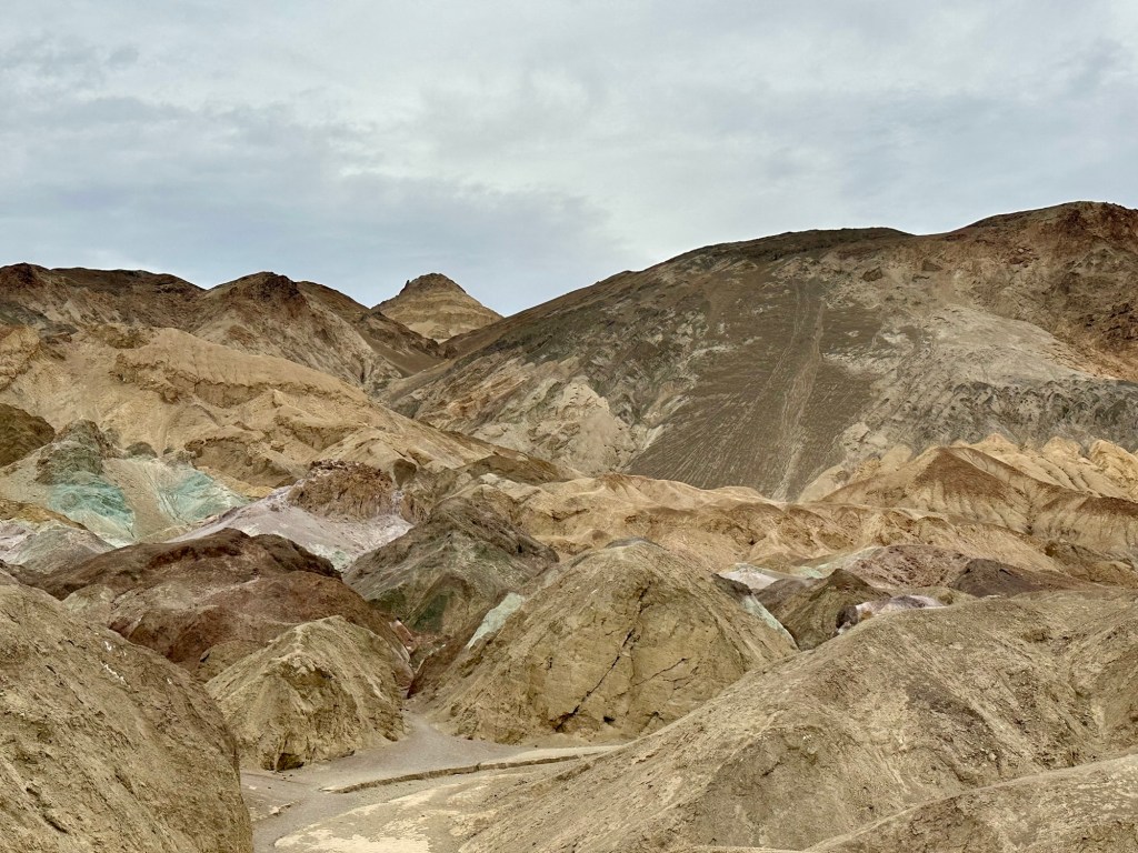Artist's Palette at Death Valley National Park. Picture by Happy Vegan Campers.