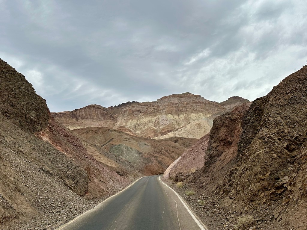 Artist's Palette at Death Valley National Park. Picture by Happy Vegan Campers.