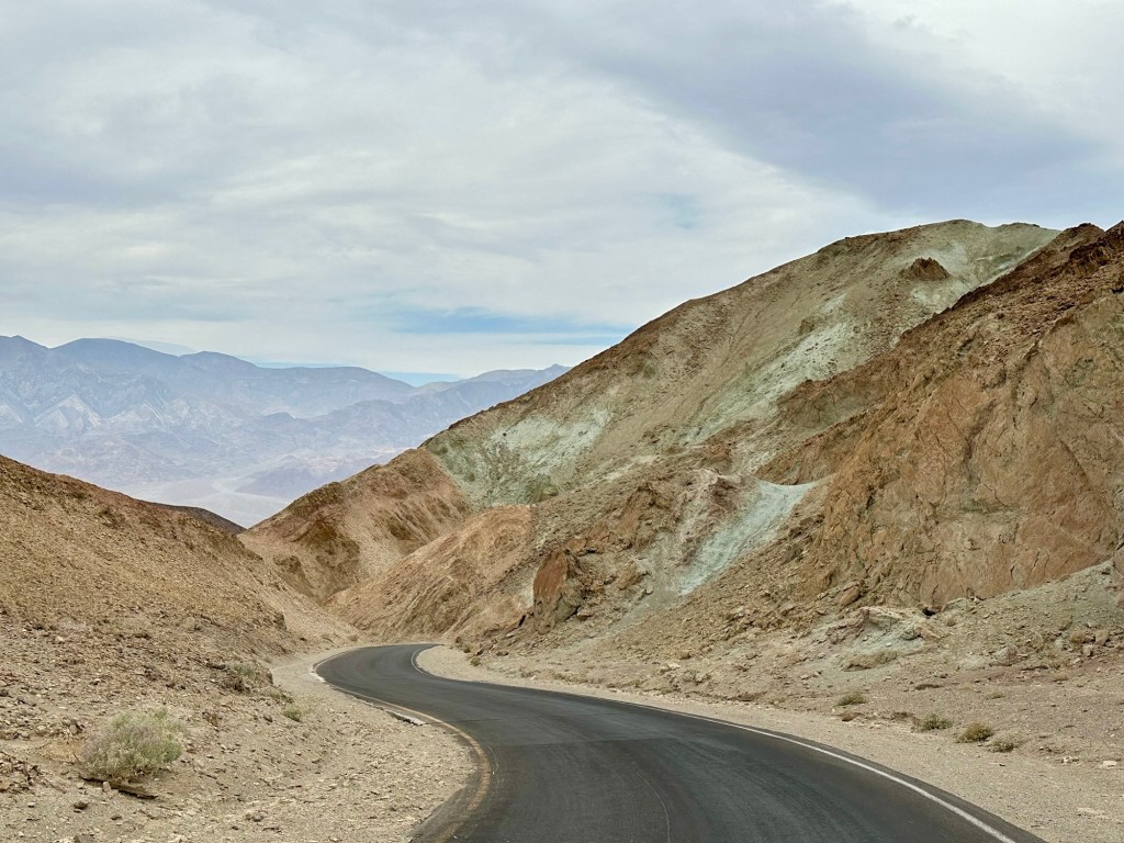 Artist's Palette at Death Valley National Park. Picture by Happy Vegan Campers.