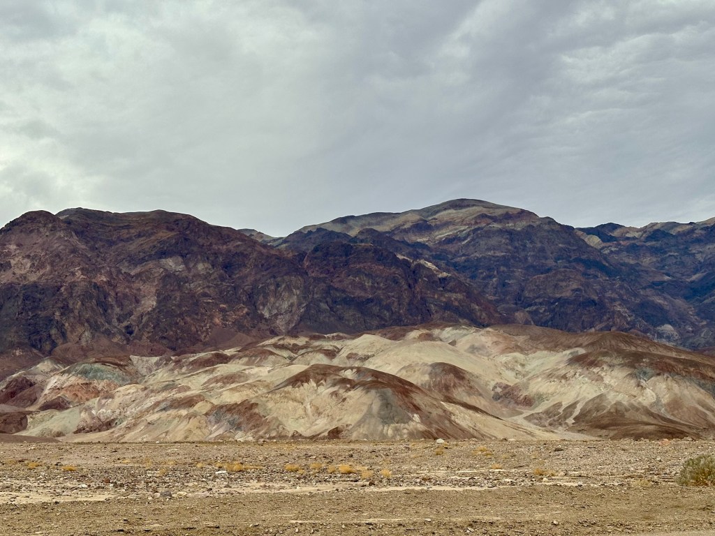 Artist's Palette at Death Valley National Park. Picture by Happy Vegan Campers.