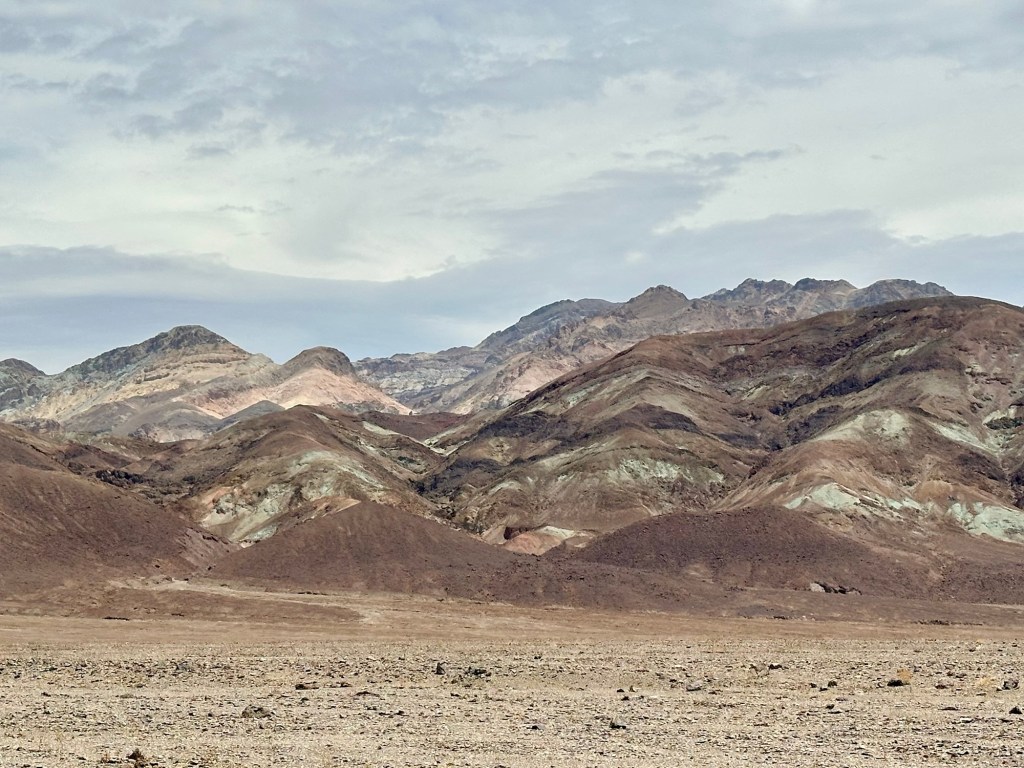 Artist's Palette at Death Valley National Park. Picture by Happy Vegan Campers.