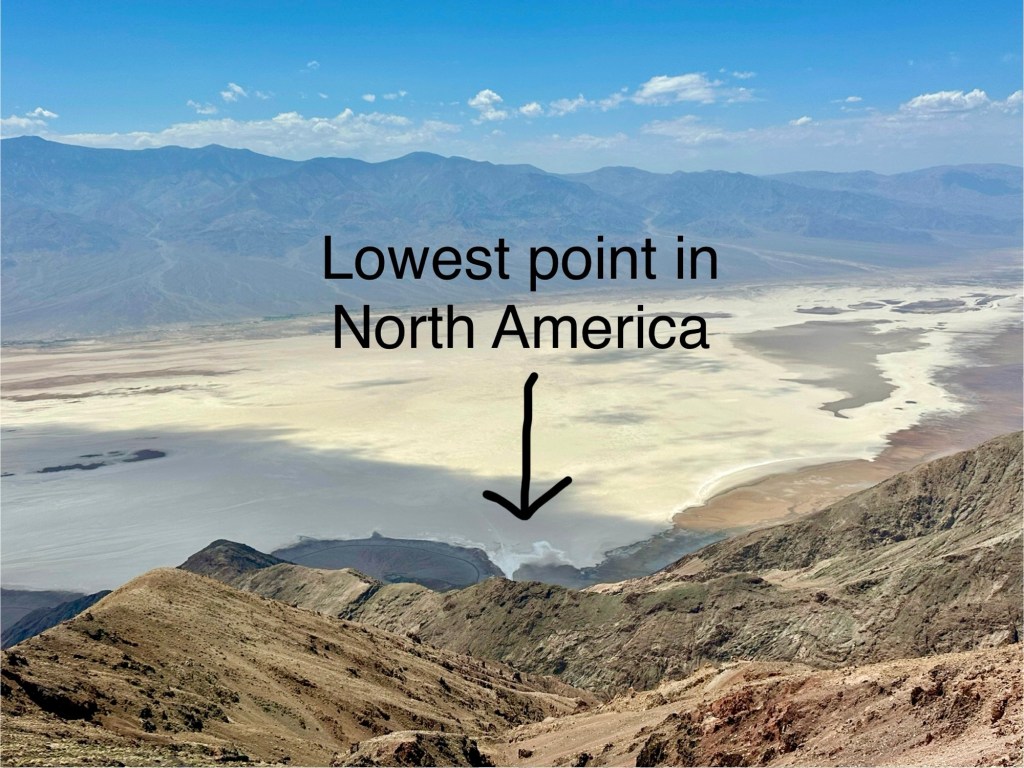 View from Dante's View at Death Valley National Park, California. Picture by Happy Vegan Campers.