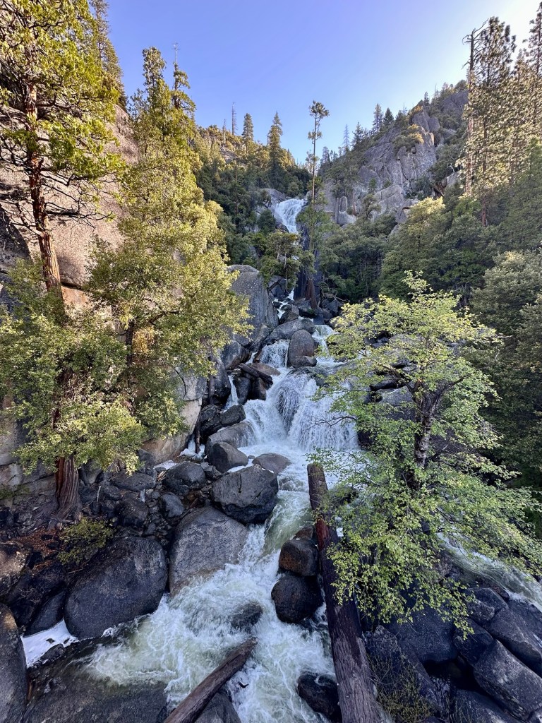 Tamarack Creek in Yosemite National Park, California. Picture by Happy Vegan Campers.