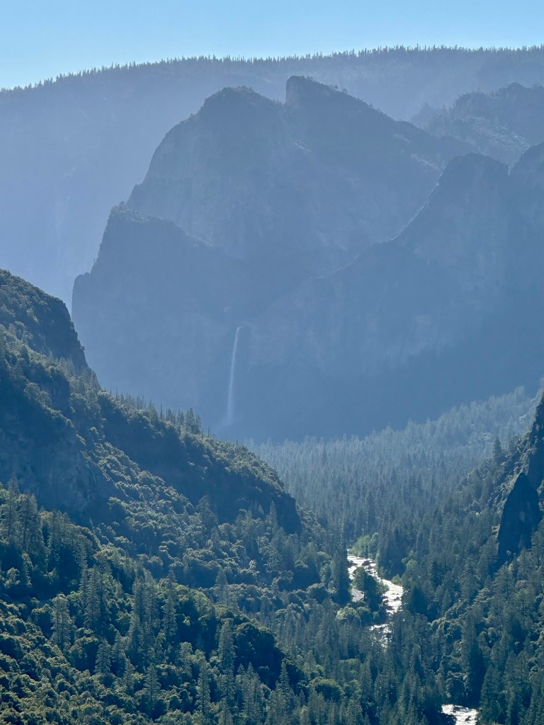 Bridal Veil Falls in Yosemite National Park, California. Picture by Happy Vegan Campers.