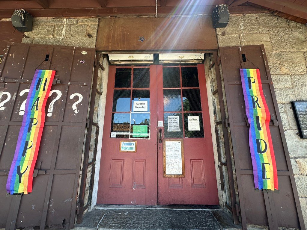 The Iron Door Saloon in Groveland, California. Picture by Happy Vegan Campers.